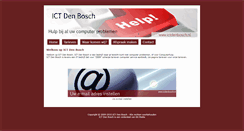 Desktop Screenshot of ictdenbosch.nl
